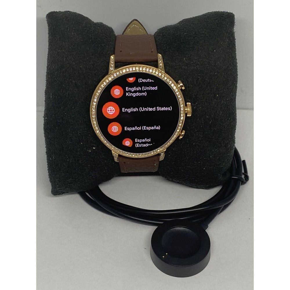 Fossil Gen 4 Authentic Digital Dial Smart Watch Custom Band FTW6015 AB449